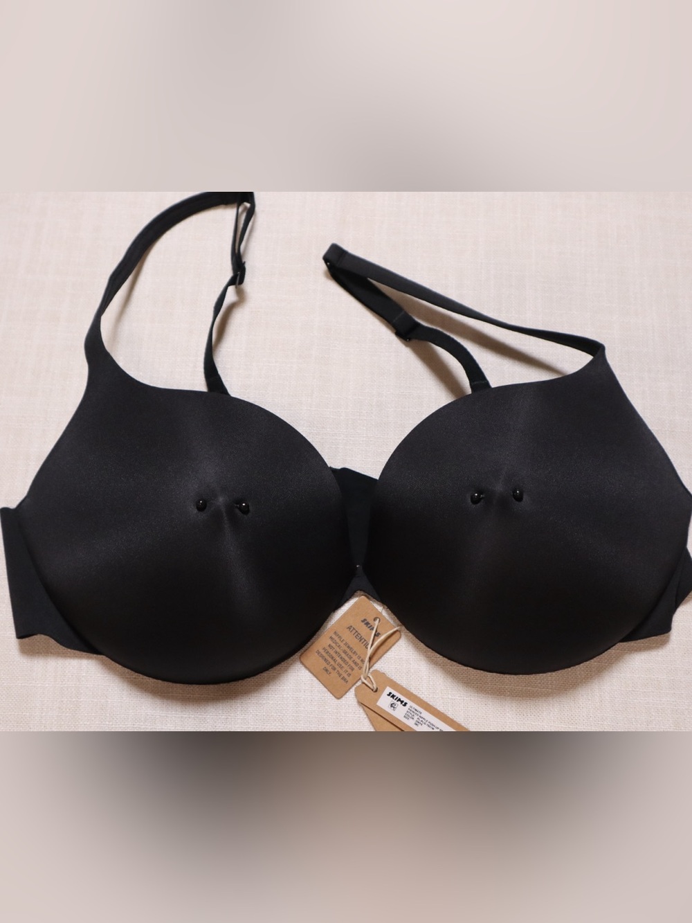 SKIMS Ultimate Pierced Nipple Push-Up Bra 38C RARE - Picture 4 of 6